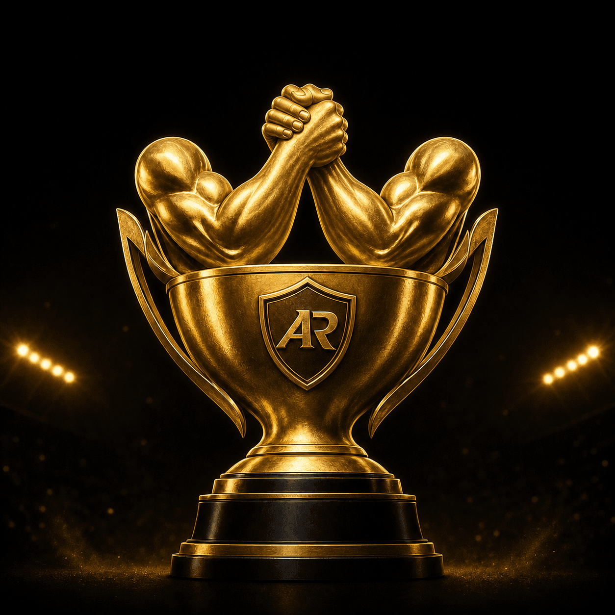 Arm World Cup trophy