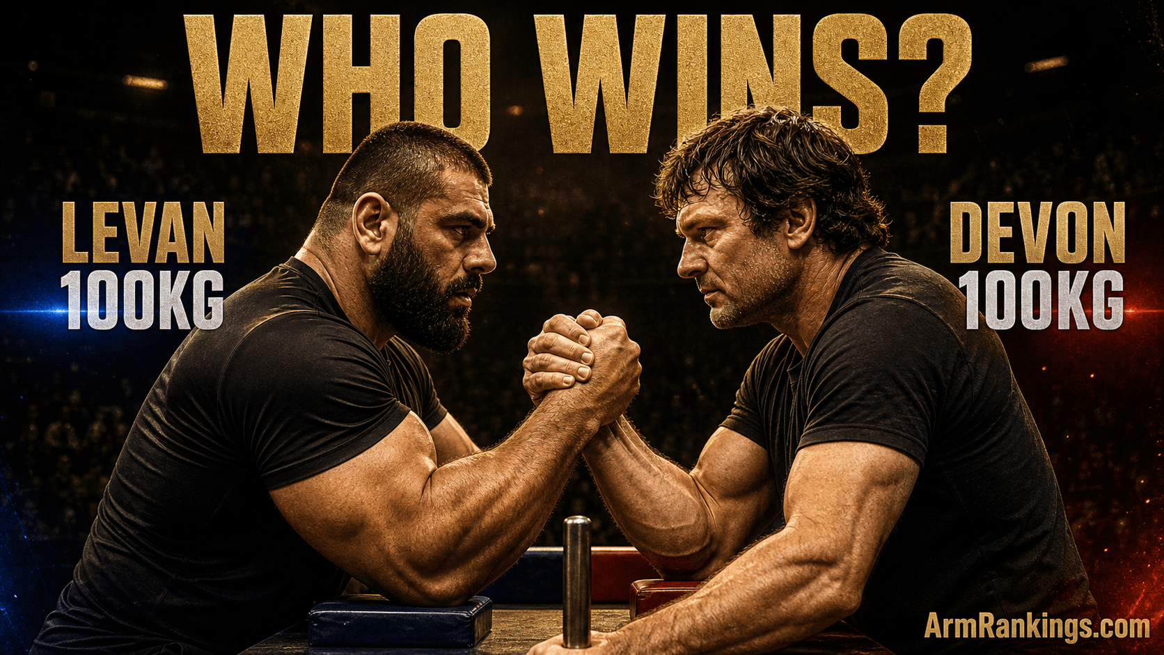 Who Wins poster: Levan Saginashvili versus Devon Larratt